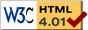Valid HTML 4.01!